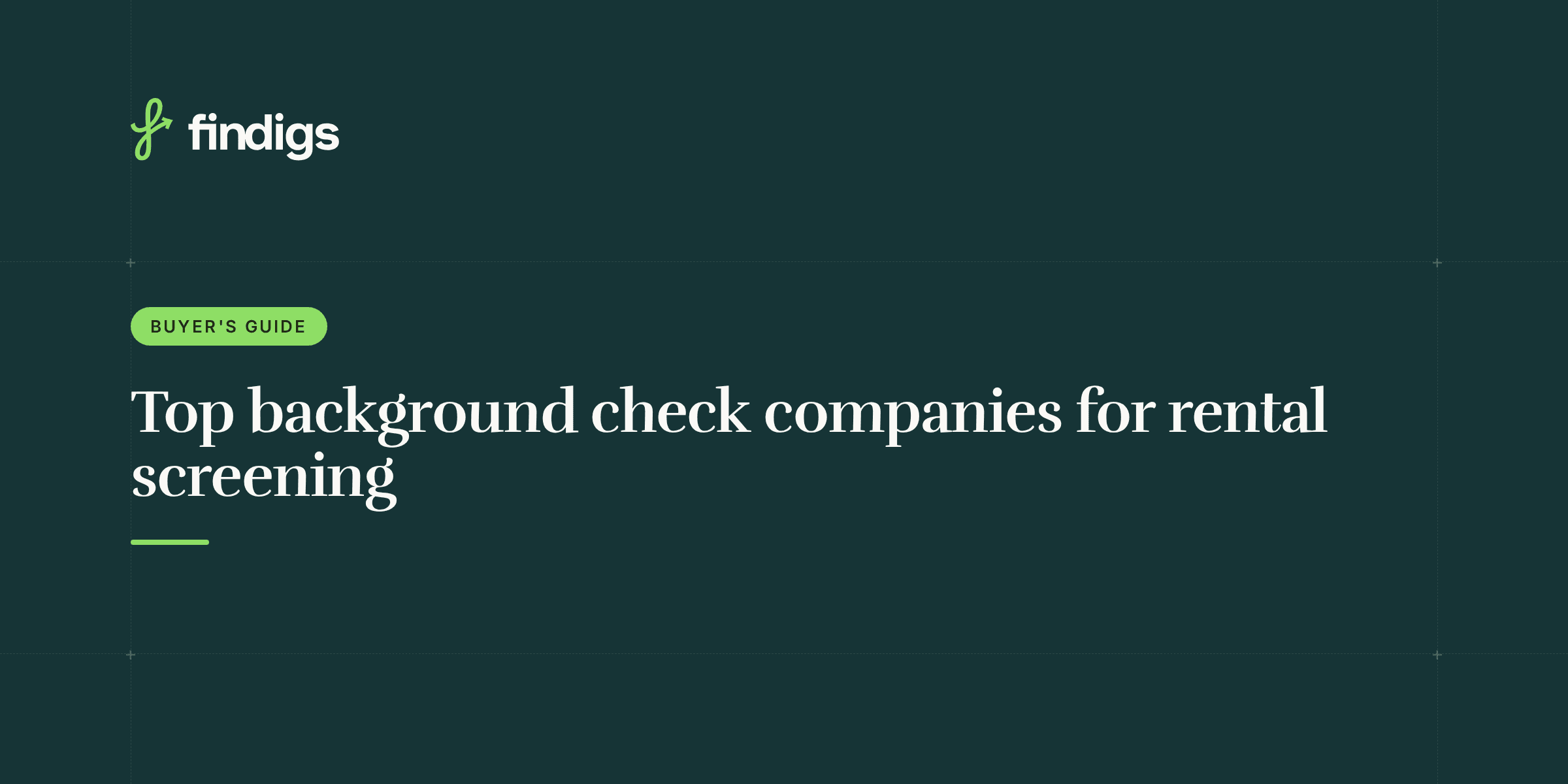 Top background check companies for rental screening
