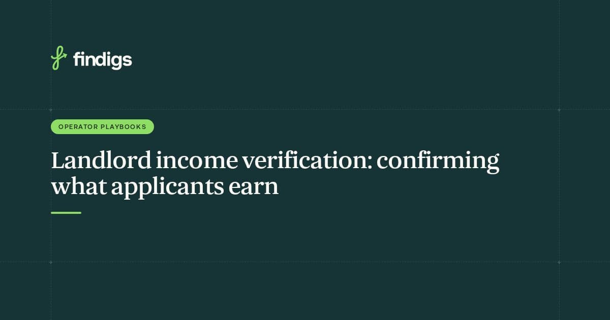 landlord income verification