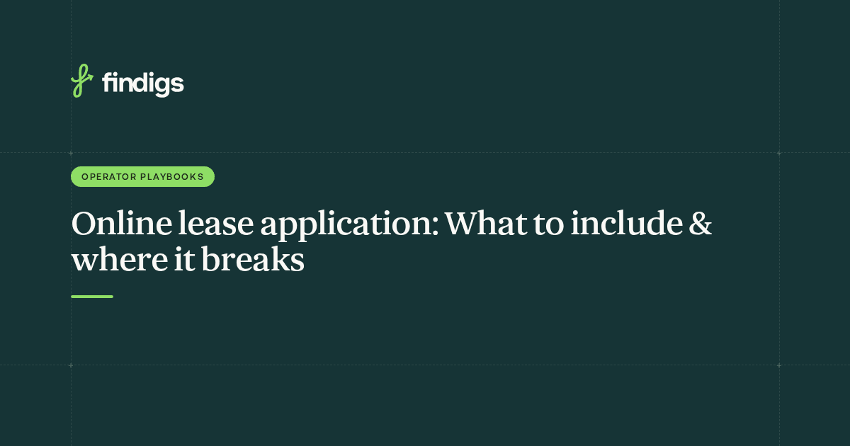 online lease application