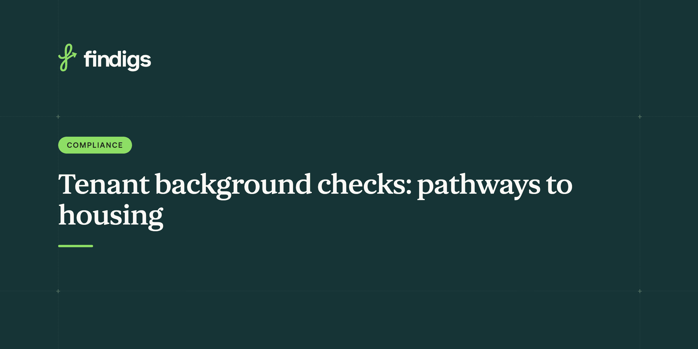 Tenant background checks: creating pathways to housing