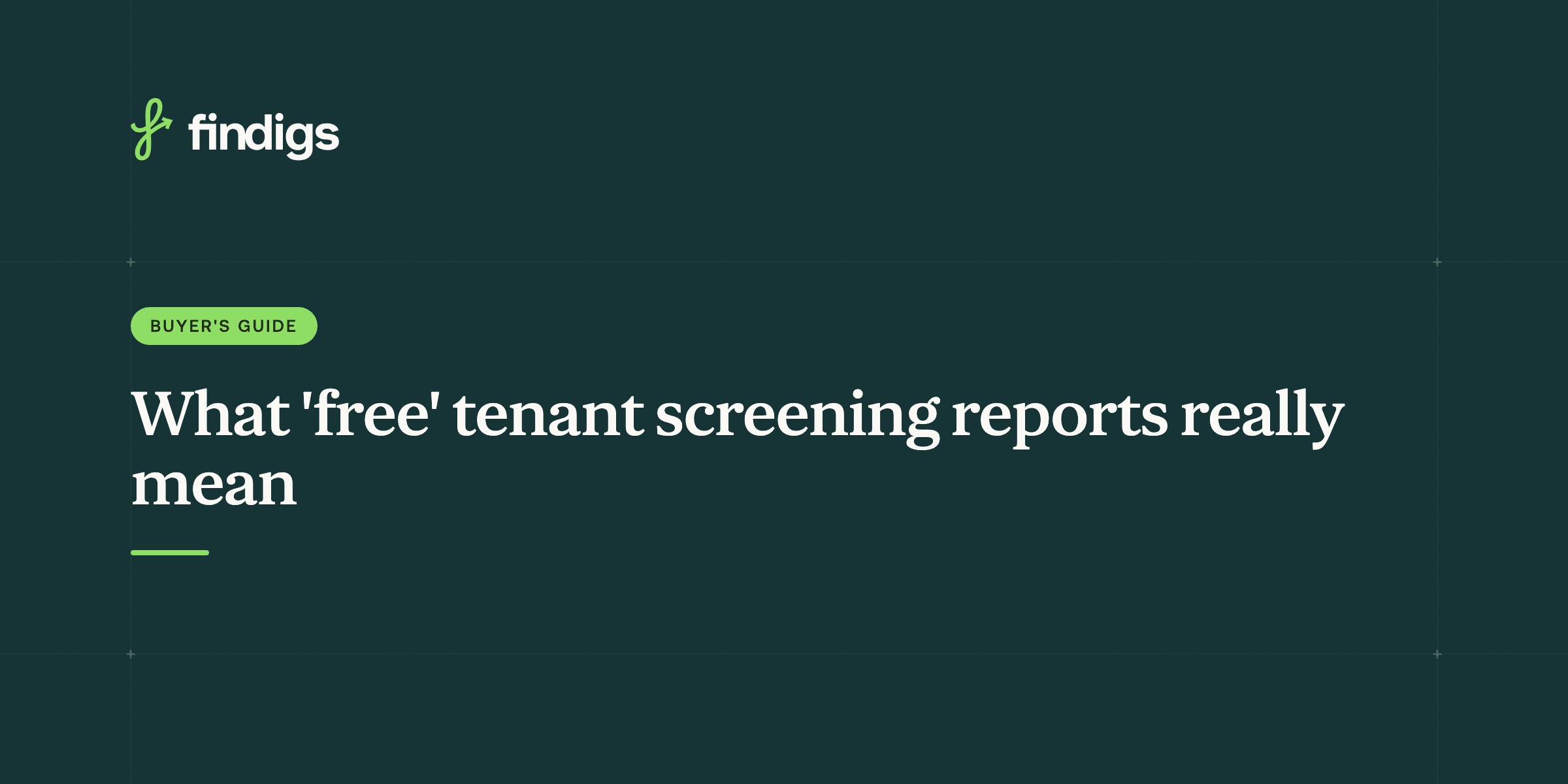 Free tenant screening reports: what “free” really means for property managers